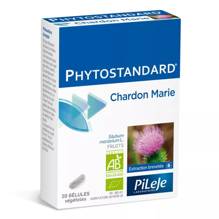 Phytostandard CHARDON MARIE BIO 20 gélules Pileje 