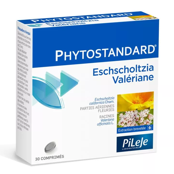 Phytostandard Eschscholtzia Valériane 30 comprimés Pileje