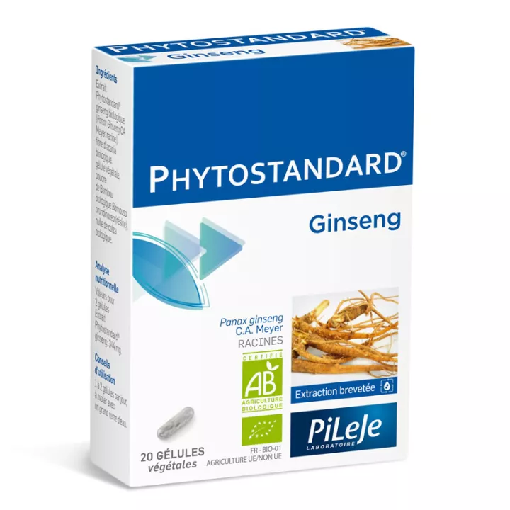 Phytostandard GINSENG BIO 20 capsule Pileje