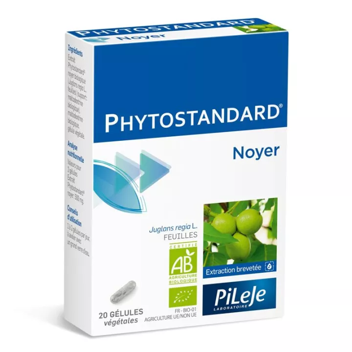 Phytostandard Noyer BIO 20 gélules Pileje