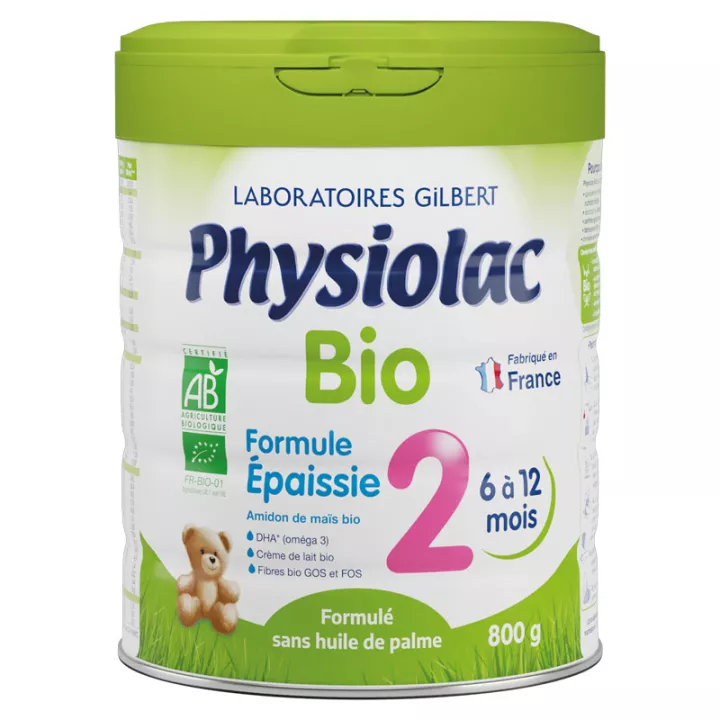 Physiolac Bio 2 Epaissie Lait en poudre 800g
