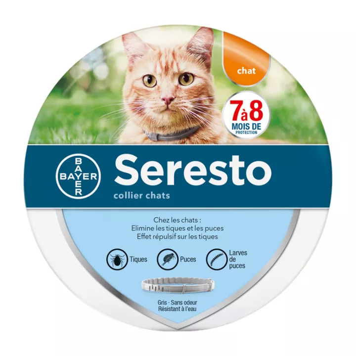 Collare delle pulci Bayer del gatto Seresto