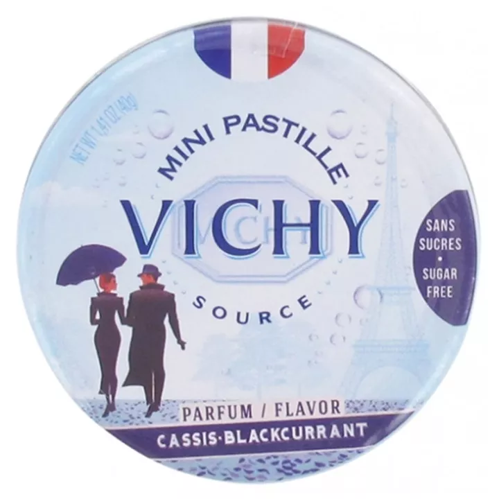 Pastilles Vichy sans Sucre cassis