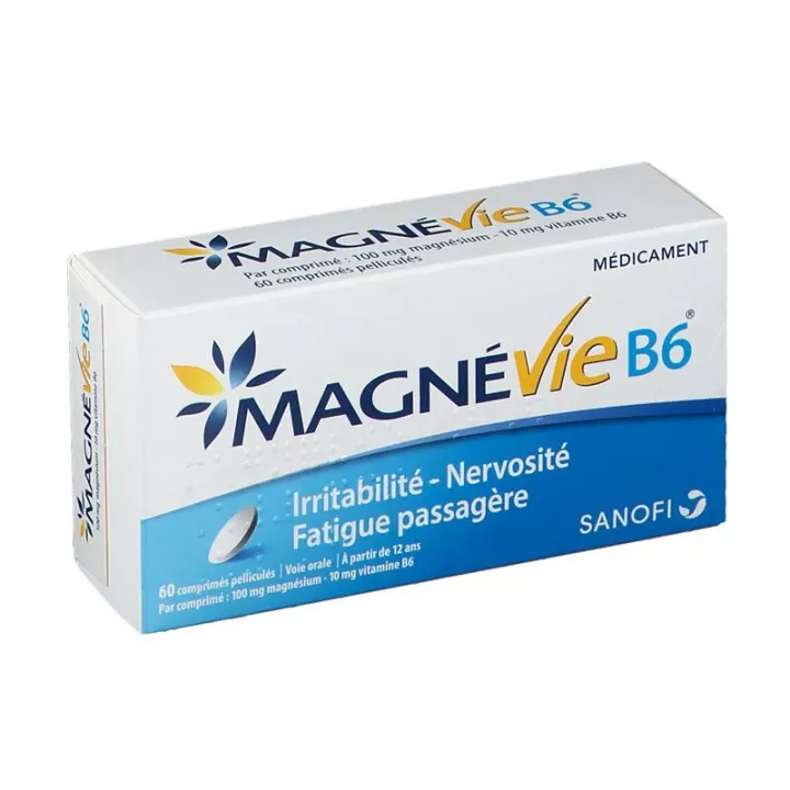MAGNEVIE B6 MAGNESIUM 60 SANOFI TABLETS