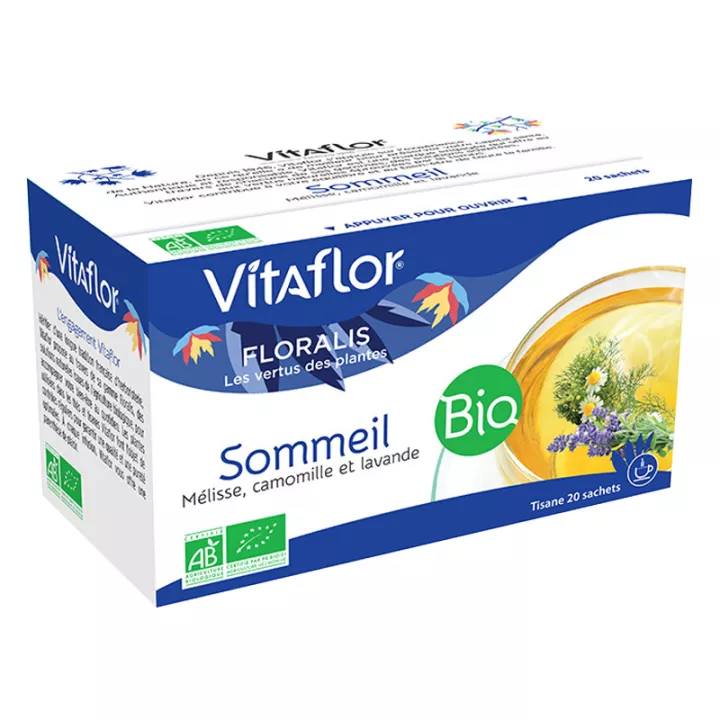 Vitaflor Floralis Organic Sleep Herbal Tea 20 sobres