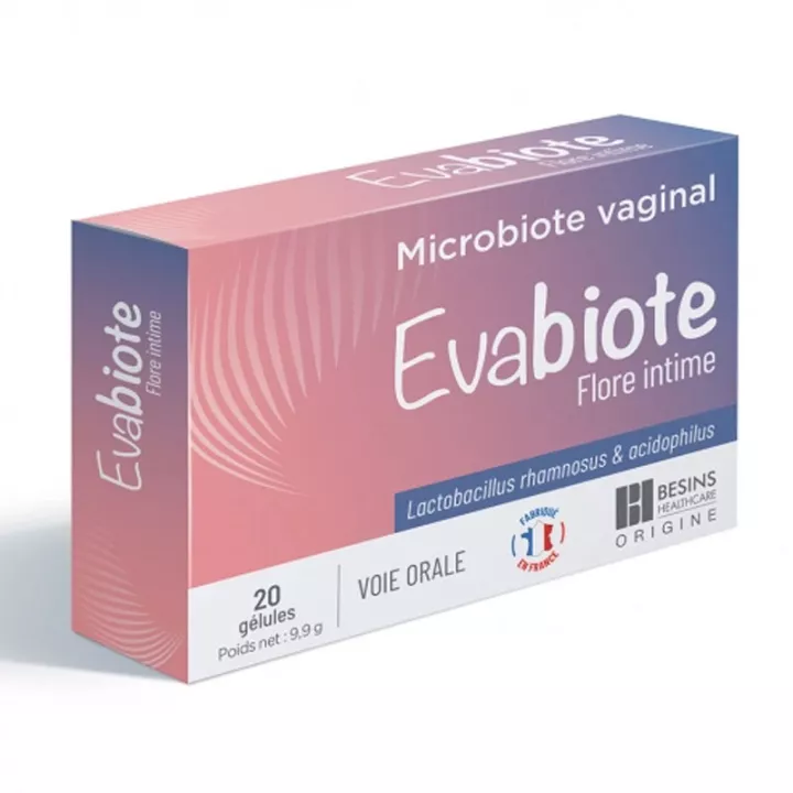 Evabiote Flore Intime 20 Cápsulas Microbiota Vaginal