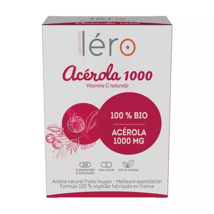 Léro Acerola 100 Bio 20 chewable tablets