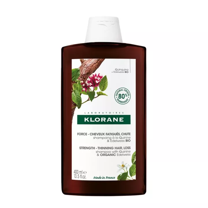 KLORANE shampoo with quinine and Edelweiss Bio