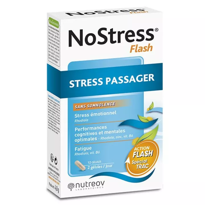 Nutreov No Stress Flash Estrés Temporal 12 cápsulas