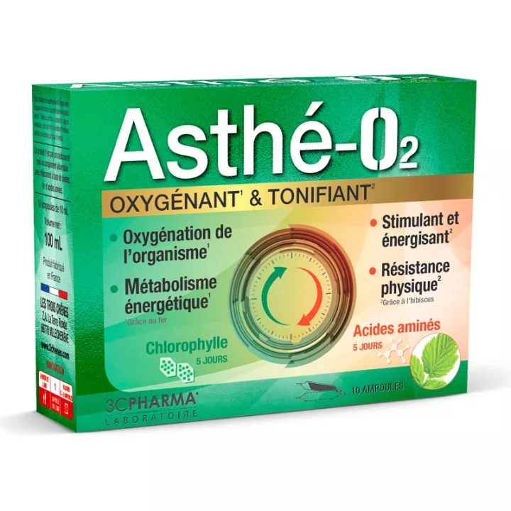 3C PHARMA Asthe-O2 Ossigenante e Tonificante 10 fiale