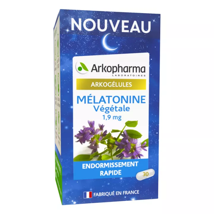 Arkogélules Pflanzliches Melatonin Schnelles Einschlafen 30 Kapseln