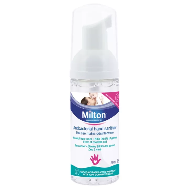 Desinfectante de manos en espuma Milton Fl 50ml