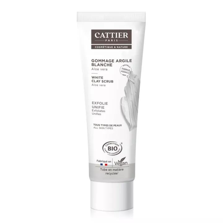 Cattier Mini Gommage Argile Blanche Bio