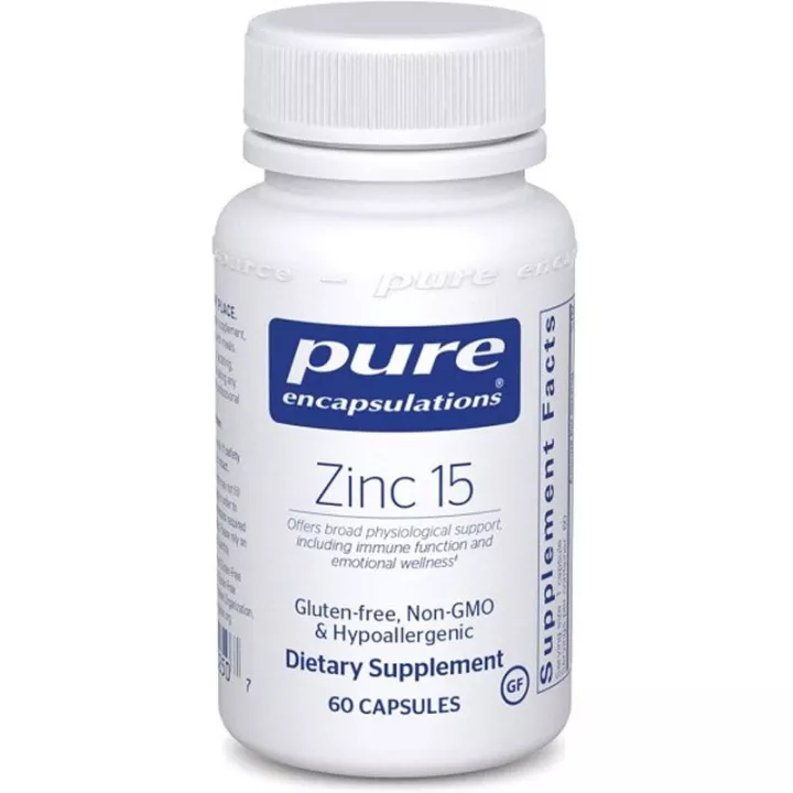 Zinc 15mg Pure Encapsulation 60 caps