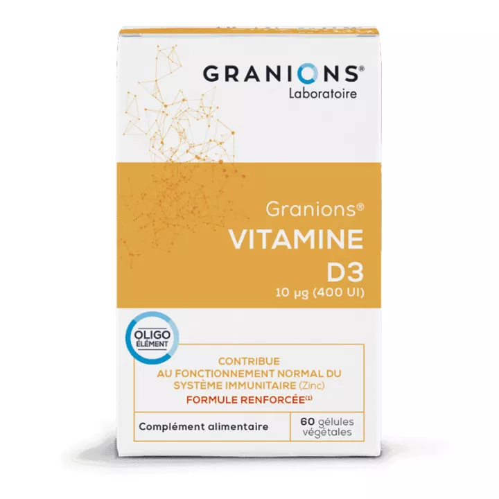 GRANIONS VITAMINE D3 (Carence) Origine Végétale