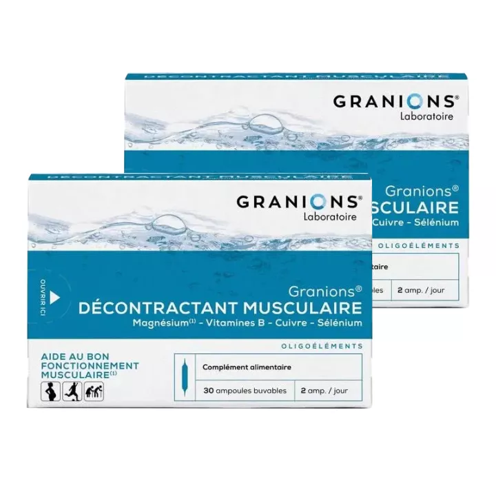 Granions Muscle Relaxant 30 Drinkable Phials