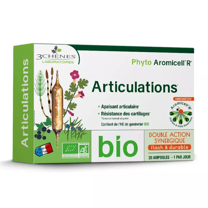 3-Chênes Phyto Aromicell'r Bio Joints 20 Phials