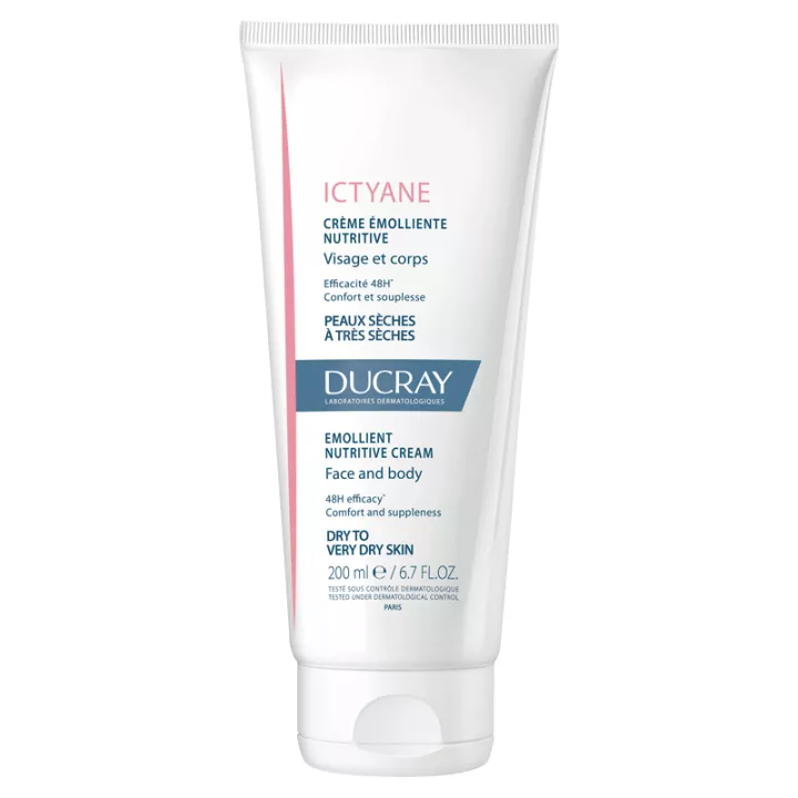 Ducray Ictyane Nourishing Emollient Cream Питательный смягчающий крем