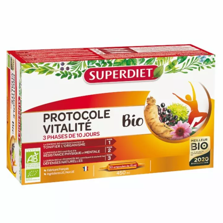 Superdiet Vitality Protocol 30 frascos