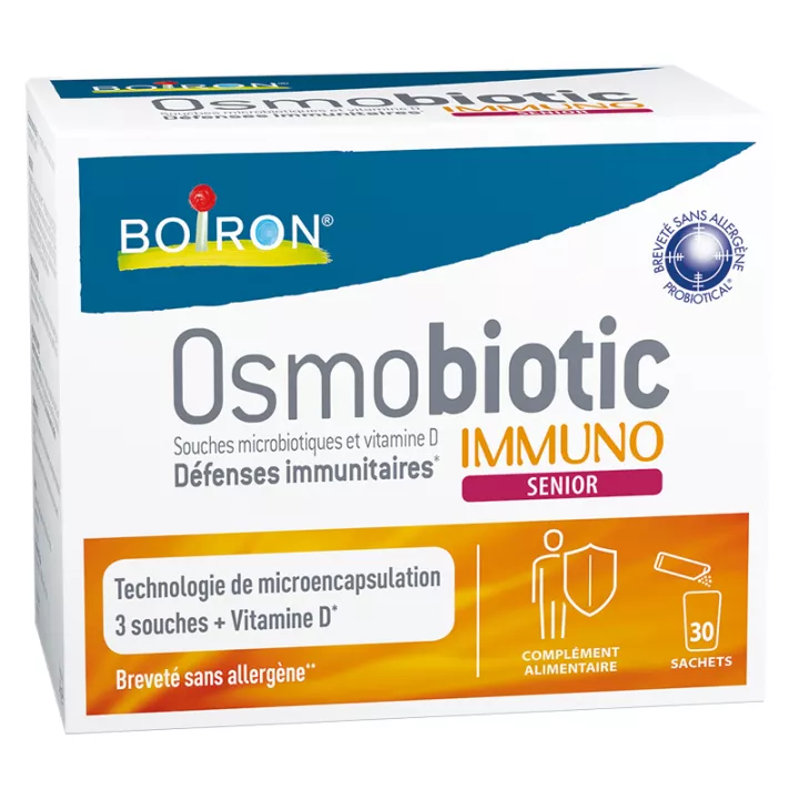 Osmobióticos Immuno Senior 30 sachês Boiron