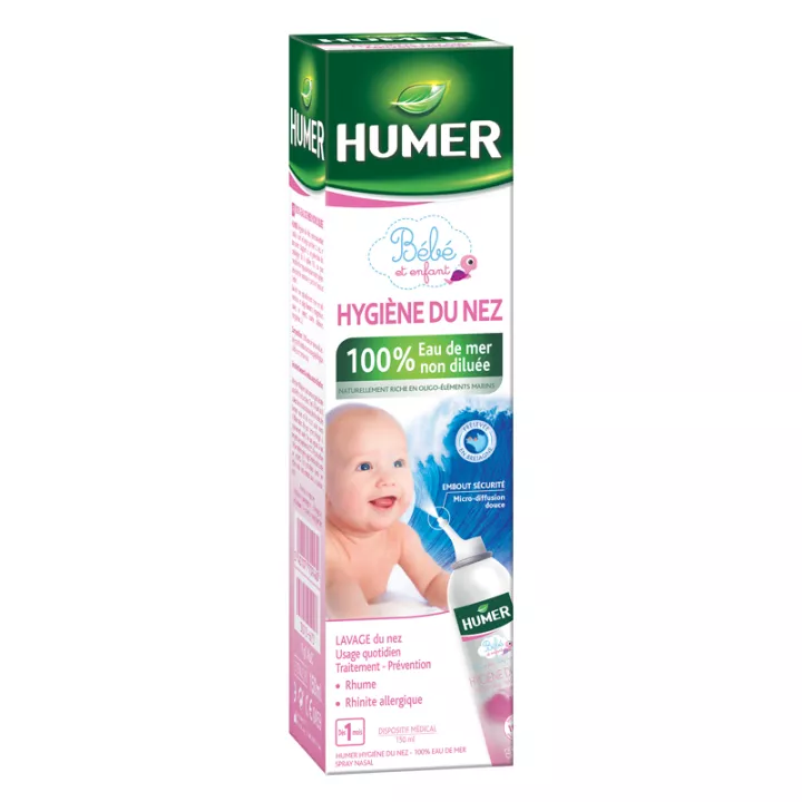 Humer Neus Hygiëne Zeewater Zuigeling-Kind 150ml