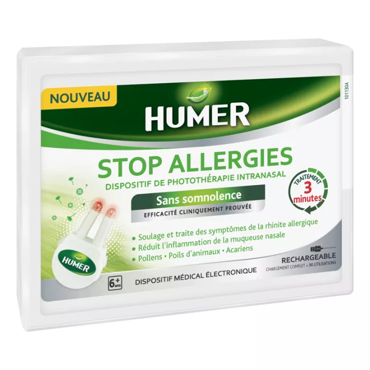 Dispositivo de fototerapia intranasal Humer Stop Allergies