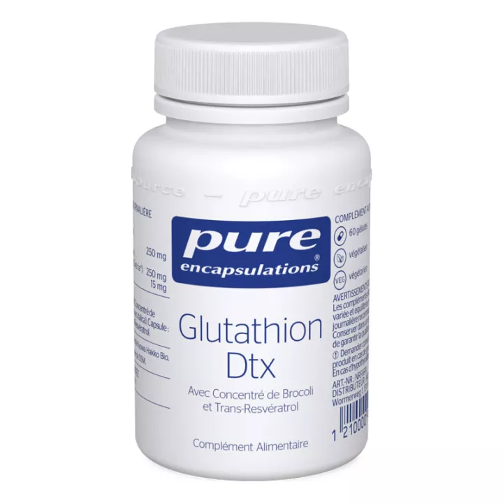 Pure Encapsulation Glutatión DTX 60 cápsulas