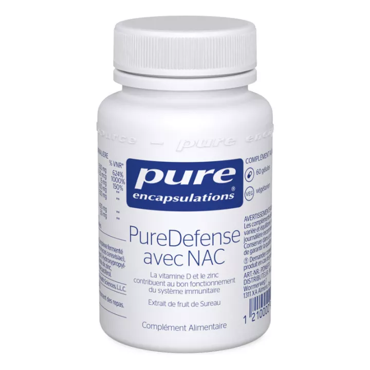 Incapsulamento puro PureDefense con NAC 60 capsule