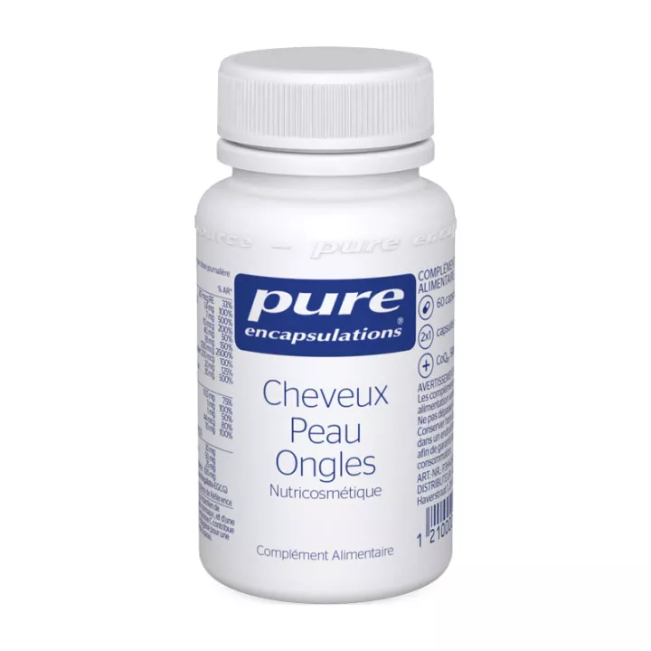 Pure Encapsulation Cheveux Peau Ongles 60 capsules