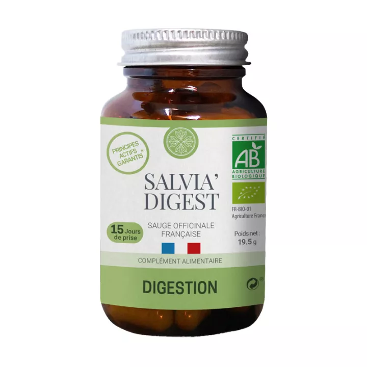 Jardin d'Occitanie Salvia'Digest in Bio Digestion-capsules voor 15 dagen