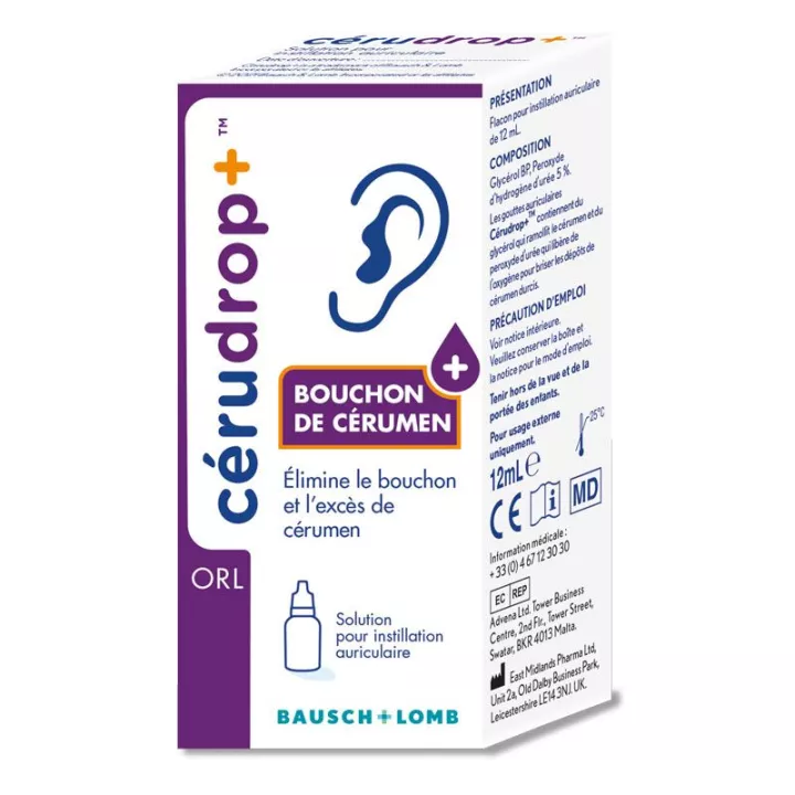 CeruDrop + Ear wax excess solution 12ml