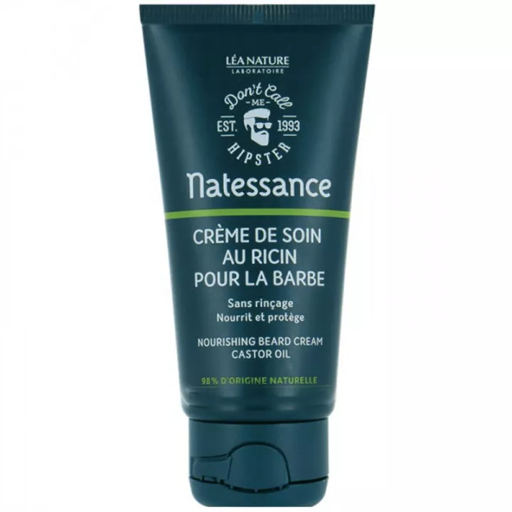 Natessance Crème de Soin Barbe au Ricin 50 ml