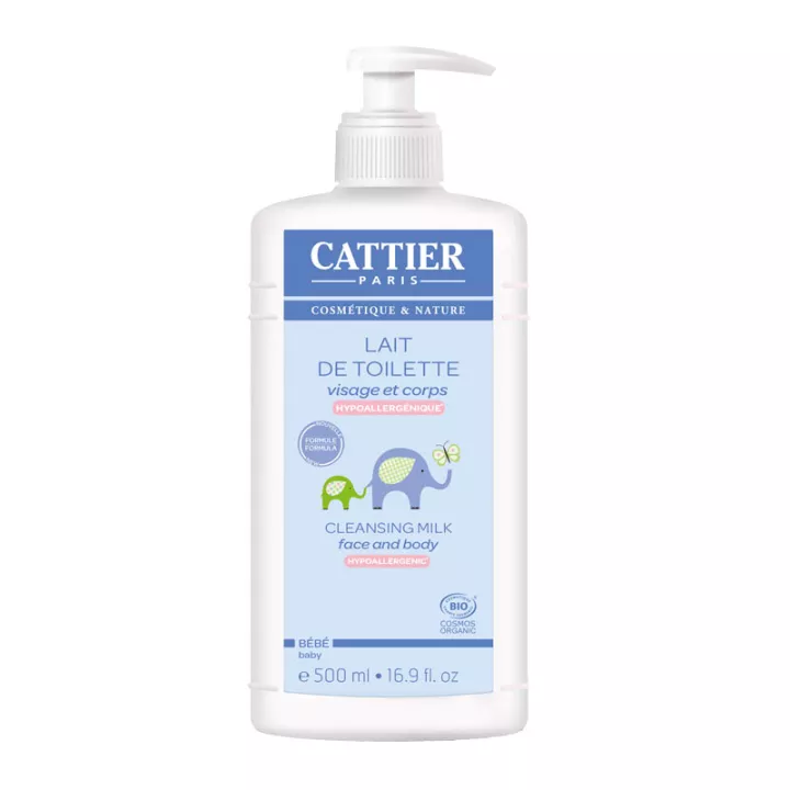 Leite de limpeza para bebês Cattier 500ml