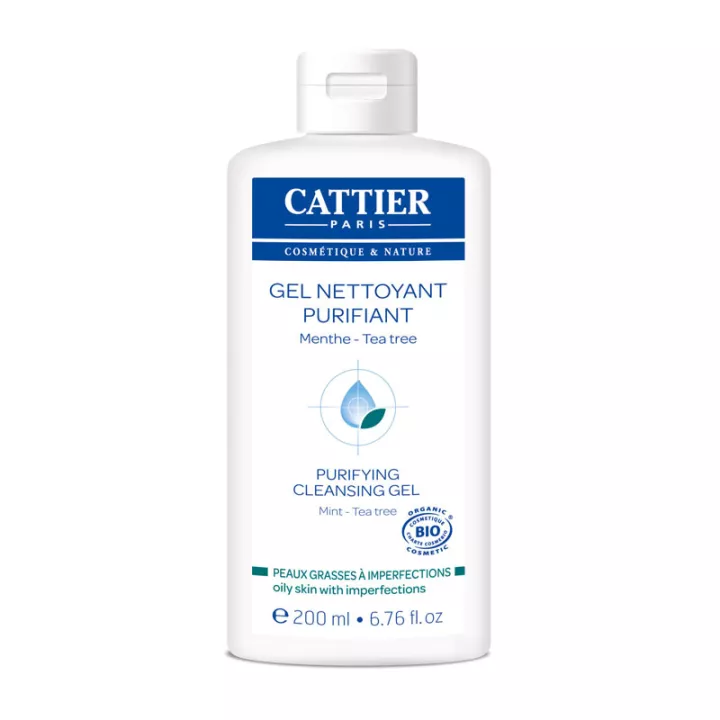 Cattier Gel Detergente Purificante Bio per pelli giovani 200ml