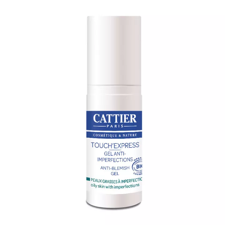 Cattier Touch Express Gel Anti Imperfections Peaux Grasses Bio 5ml