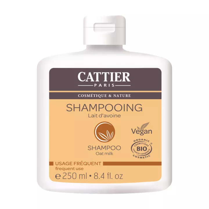 Cattier Shampooing Bio au Lait d'Avoine Usage Fréquent 250ml