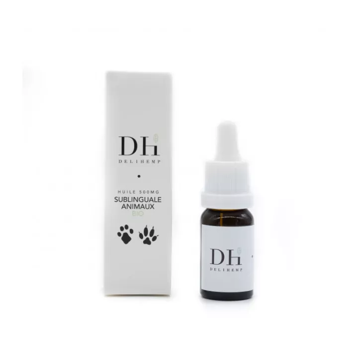 DELIHEMP huile bio avec CBD pour animaux 10ml