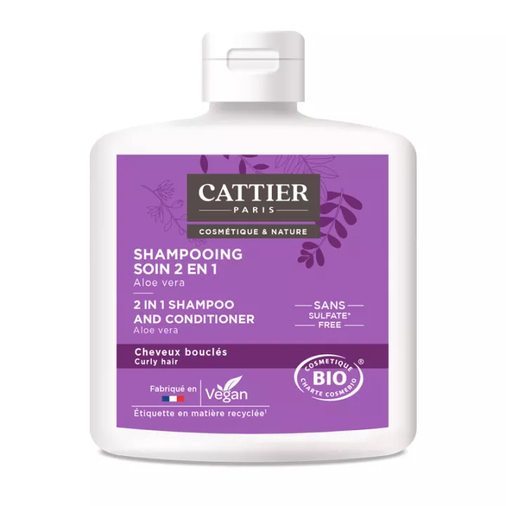 Cattier Curly Hair Care Shampoo 2 in 1 250ml