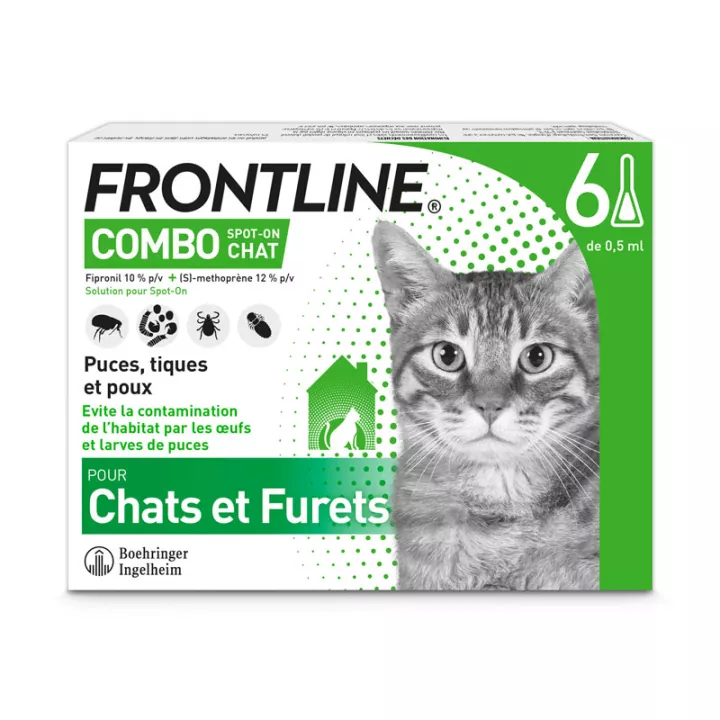 Frontline Combo Pipetten für Katzen und Frettchen
