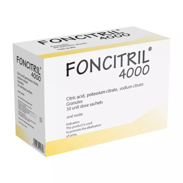 Foncitril 4000 alcalinizador de orina 30 sobres