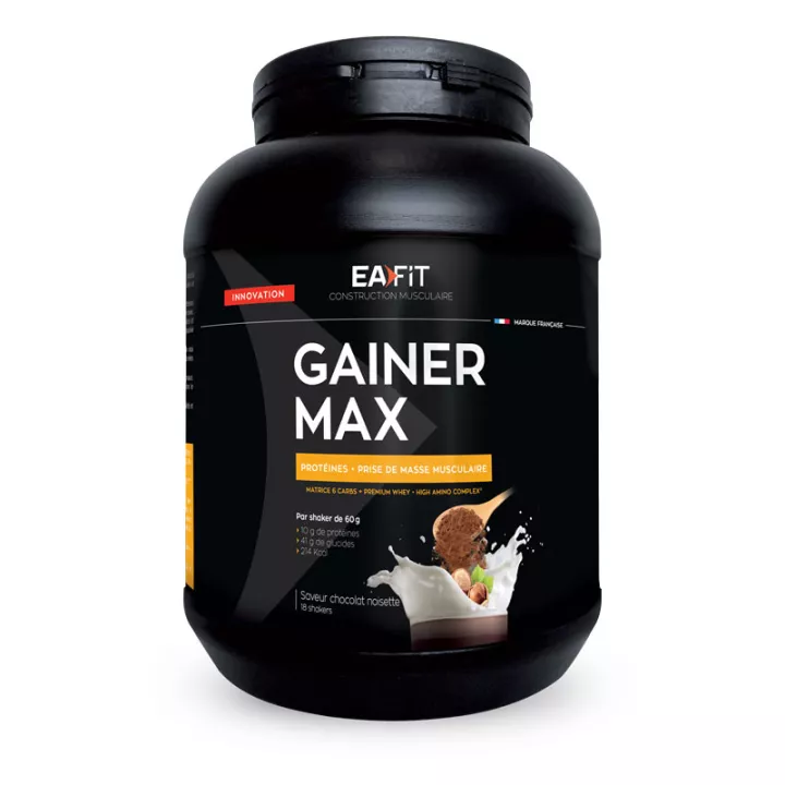 Eafit Gainer Max Muscle Construção Chocolate Avelã 1,1 kg