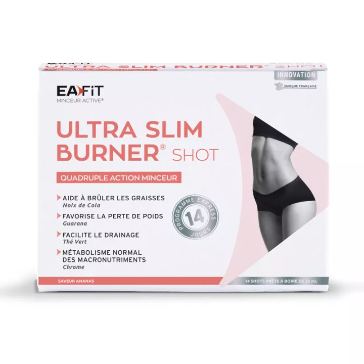 EAFIT Ultra Slim Burner Shot sabor a piña 14 tiros