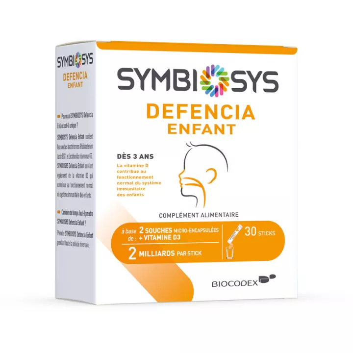 SymBioSys DEFENCIA Child immuniteit 30 Sticks