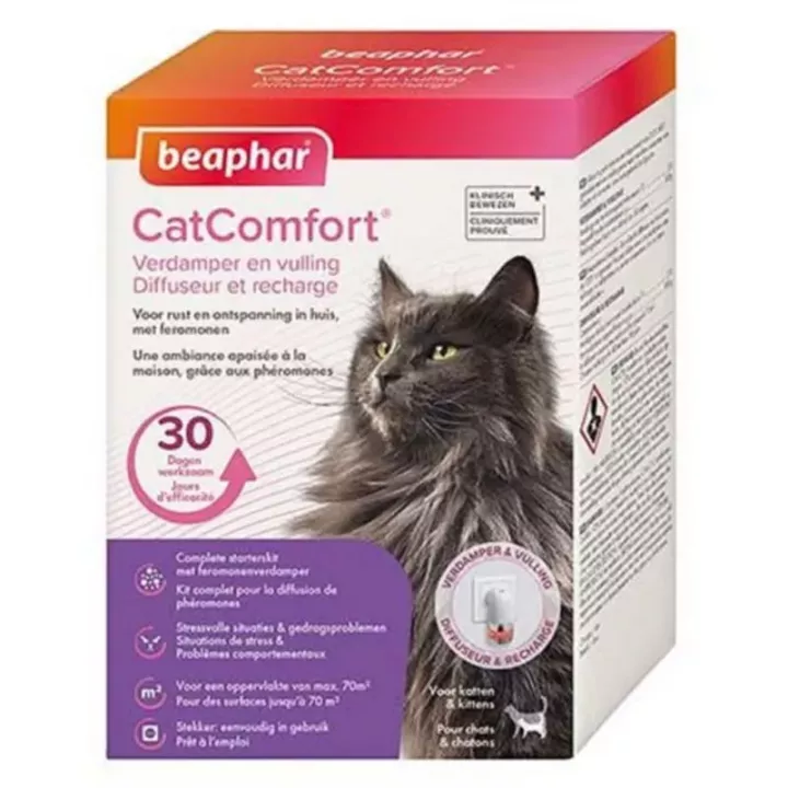 Диффузор и наполнитель с феромонами Beaphar Catcomfort для кошек и котят