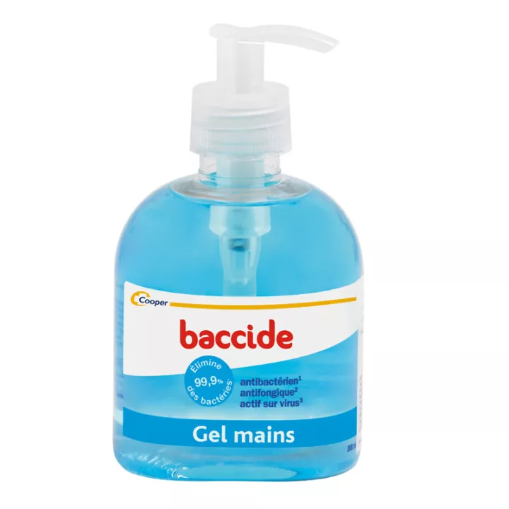 BACCIDE Gel hidroalcoólico Mãos sem enxágüe