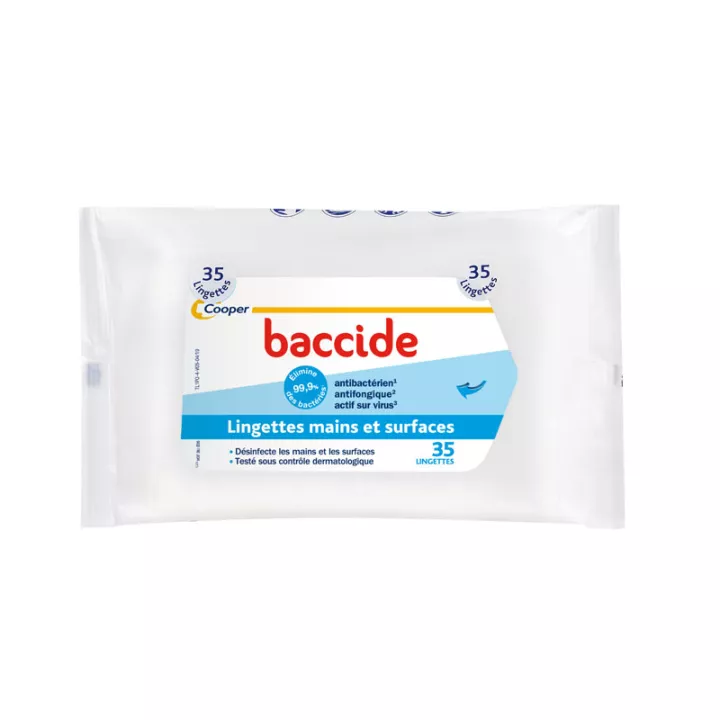 Baccide салфетки для дезинфекции рук и поверхностей