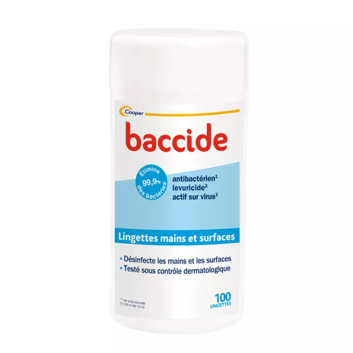 Limpa desinfetante para mãos e superfície com Baccide