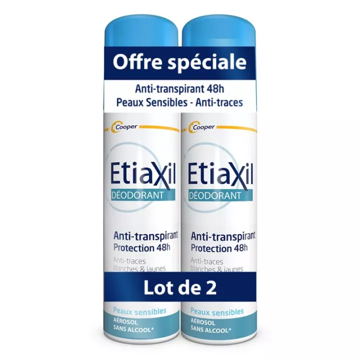 ETIAXIL DEODORANT AERO DETRANSPIRANT axilas Dupla Ação 150ML