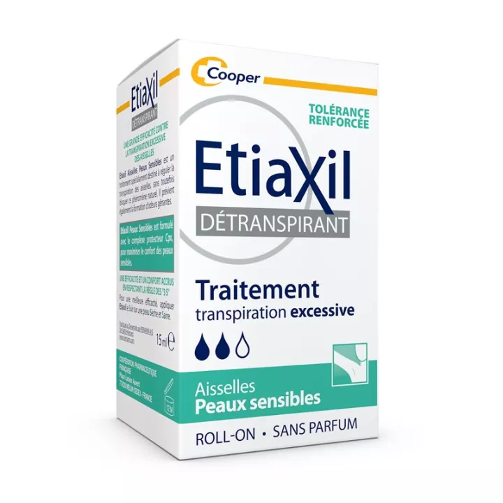 Etiaxil Traitement Détranspirant Aisselles Bille Peaux Sensibles 15ml