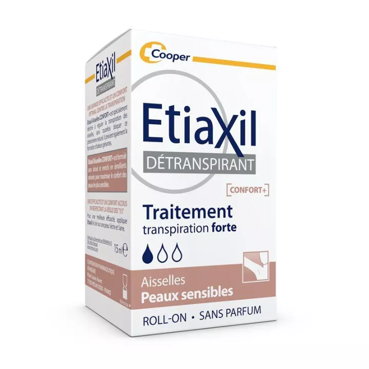 Etiaxil DETRANSPIRANT Armpits Confort + Sensitive Roll On 15ml